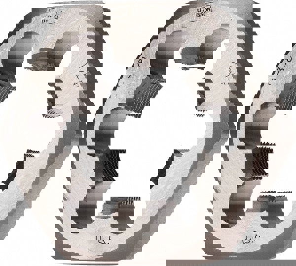 Hex Rethreading Die: 1-3/8 - 12, 1